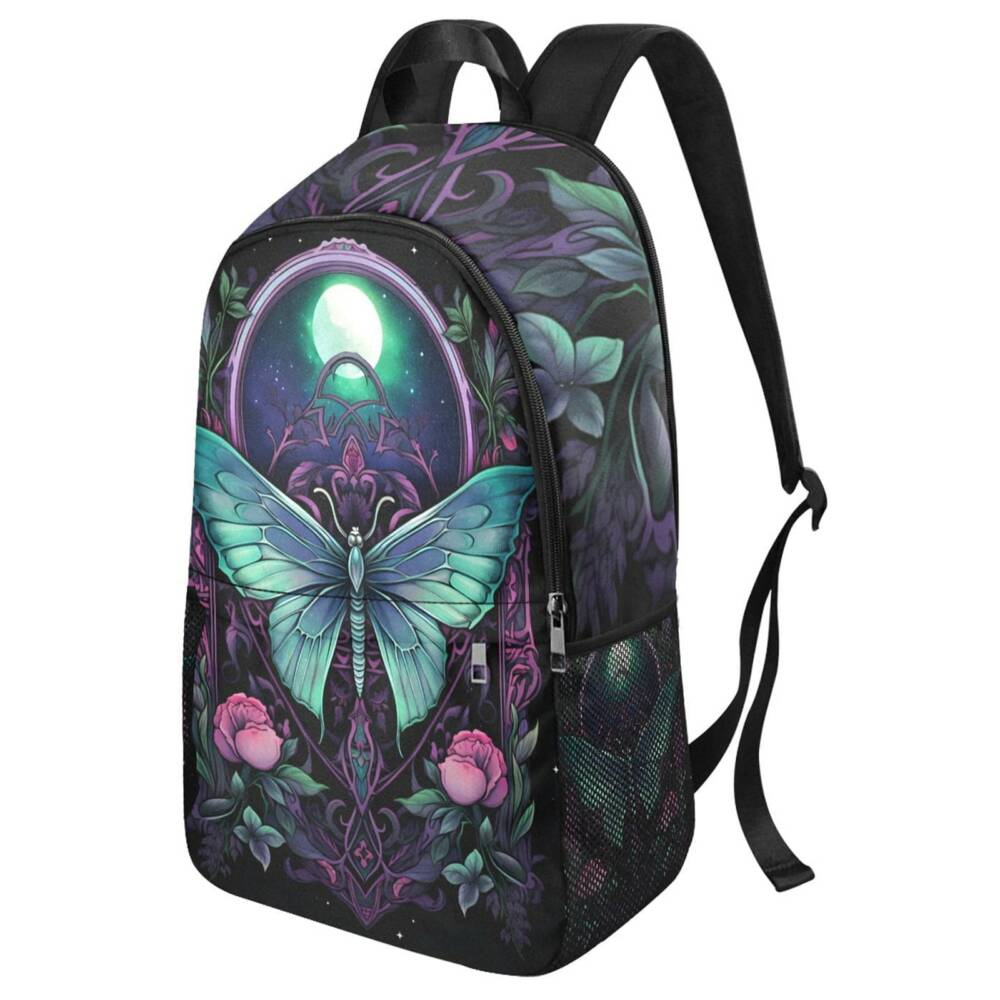 Barmetal Rucksack Green Butterfly