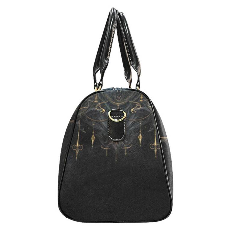 Barmetal Reisetasche Gold Skull – Bild 2