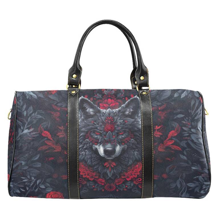 Barmetal Reisetasche Mandala Wolf