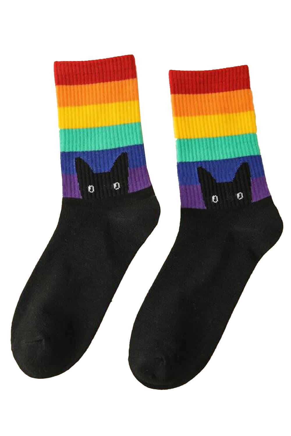 Mad Moonshine Socken LGBT Cat
