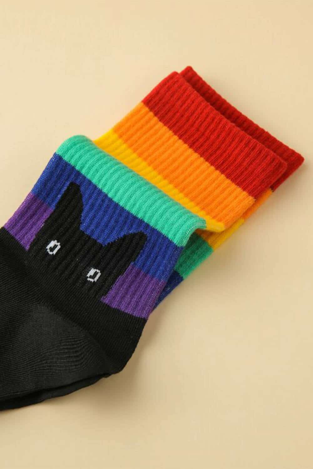 Mad Moonshine Socken LGBT Cat – Bild 3