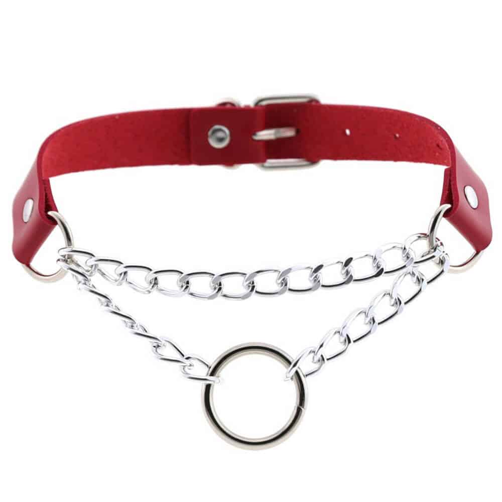 Moonattic Choker Ring of Steel