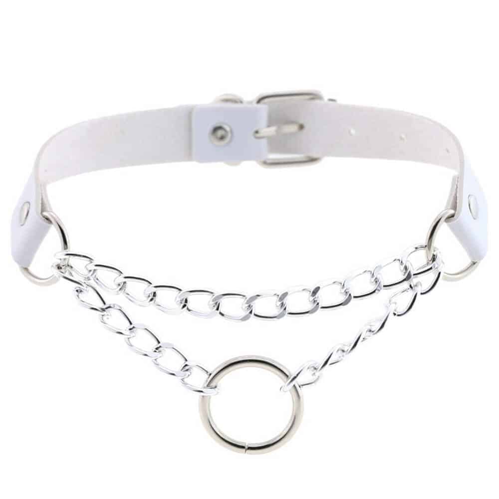 Moonattic Choker Ring of Steel