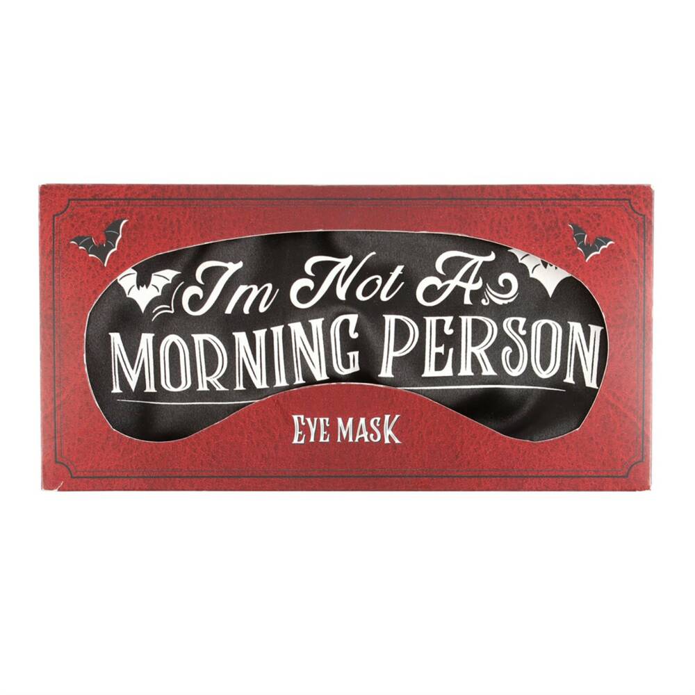 Spirit of Equinox Schlafmaske Im not a morning person – Bild 3