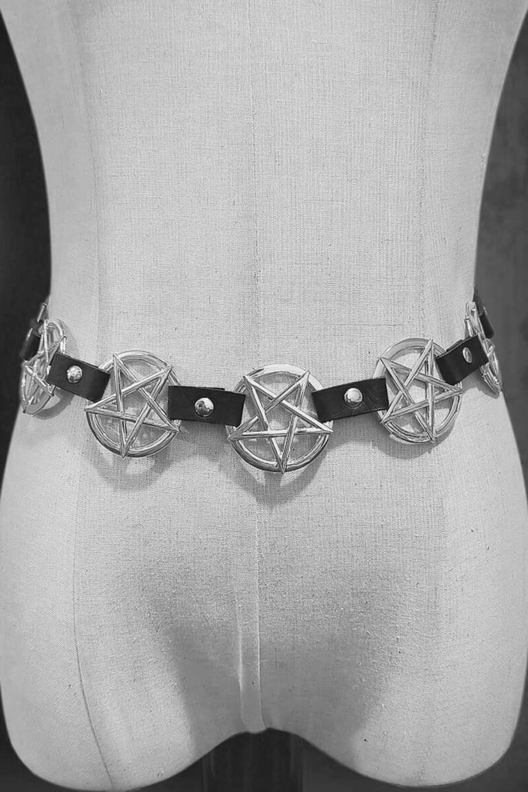 Romwe Gürtel Gothic Pentagram