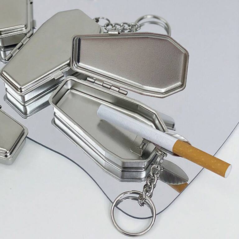 Mad Moonshine pocket ashtray Coffin – Bild 3