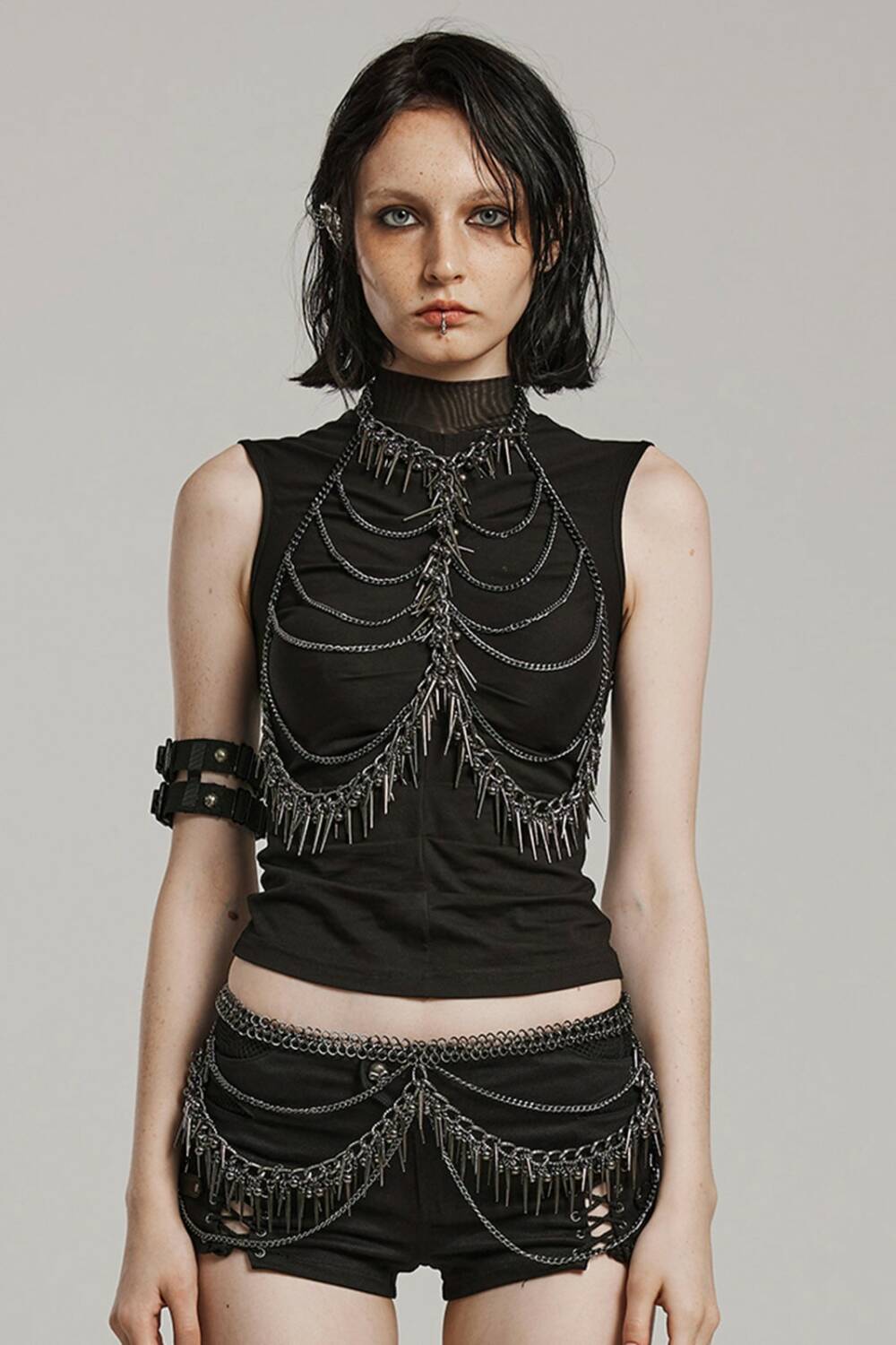 Punk Rave Harness Medusa Chain – Bild 2