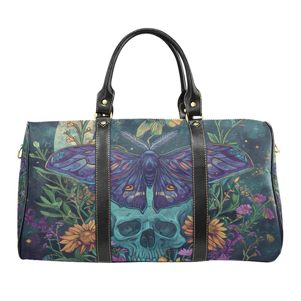 Barmetal Reisetasche Butterfly Skull