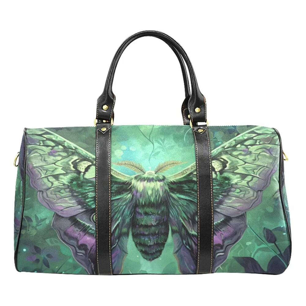 Barmetal Reisetasche Green Butterfly