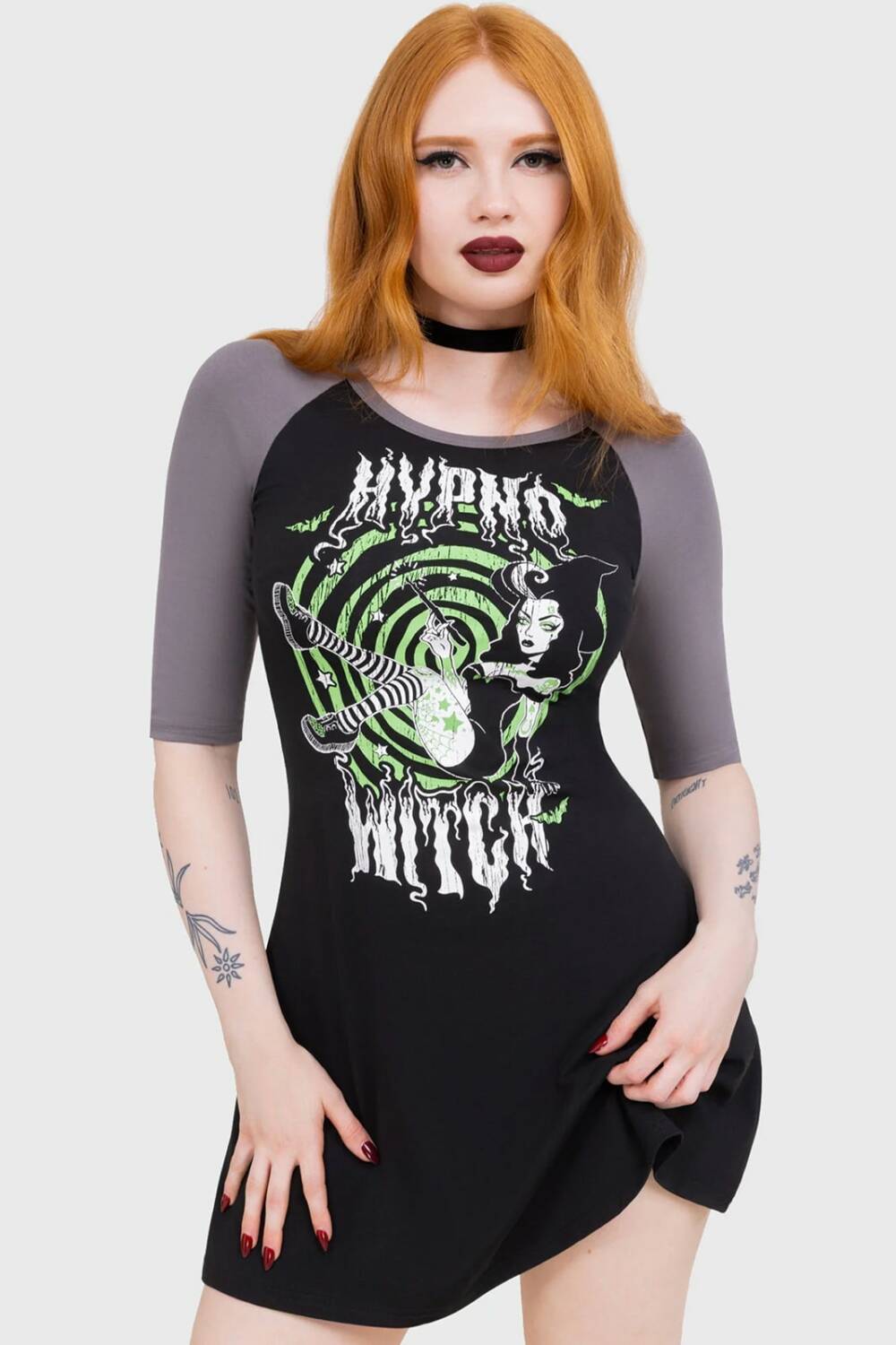 Killstar Kleid Hypno Witch – Bild 3