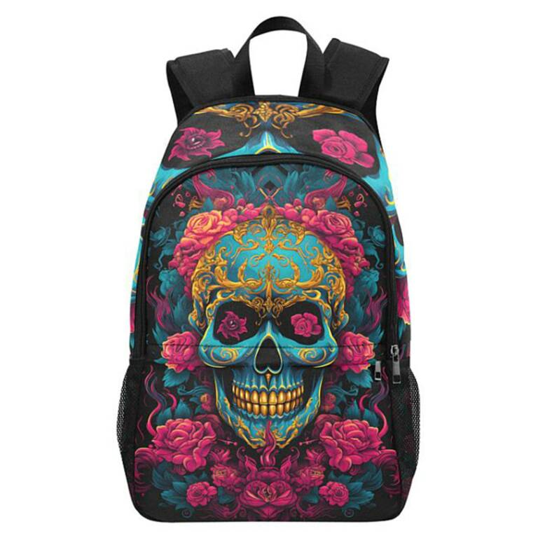 Barmetal Rucksack Sugarskull – Bild 2