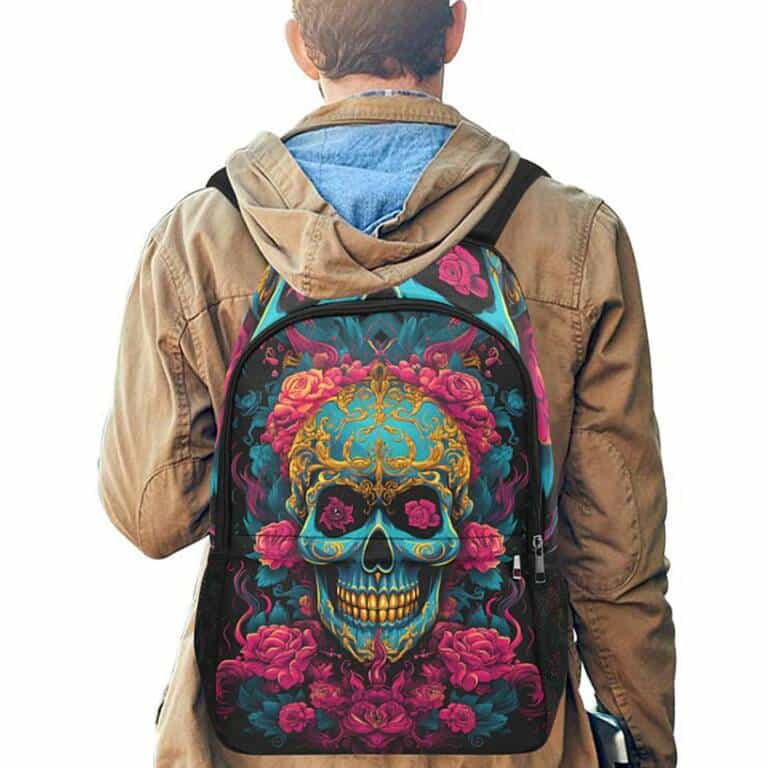 Barmetal Rucksack Sugarskull – Bild 4