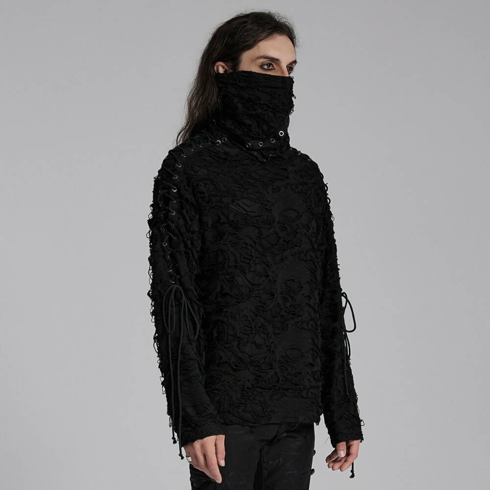 Punk Rave Shirt Dark Abyss Masked – Bild 2