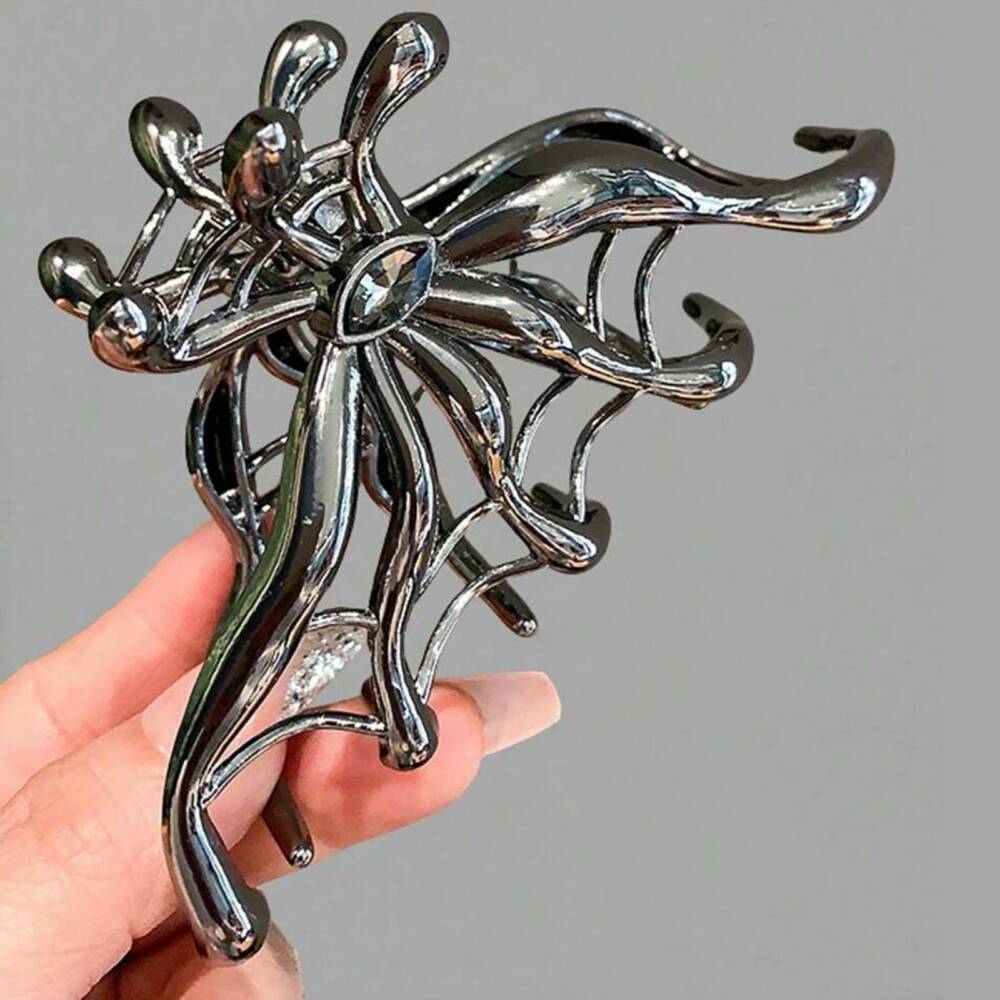 Romwe Haarspange Spider Crystal
