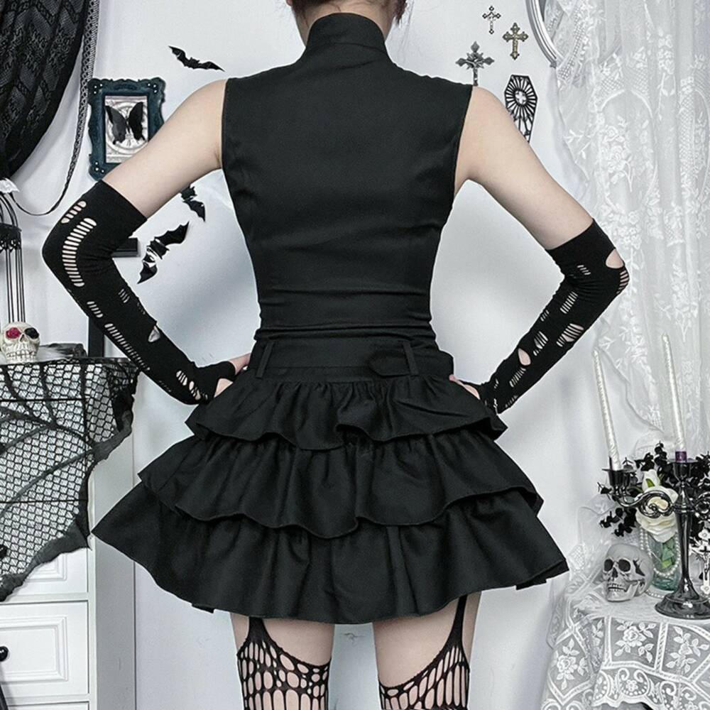Moon Attic Kleid Velvet Curse – Bild 3