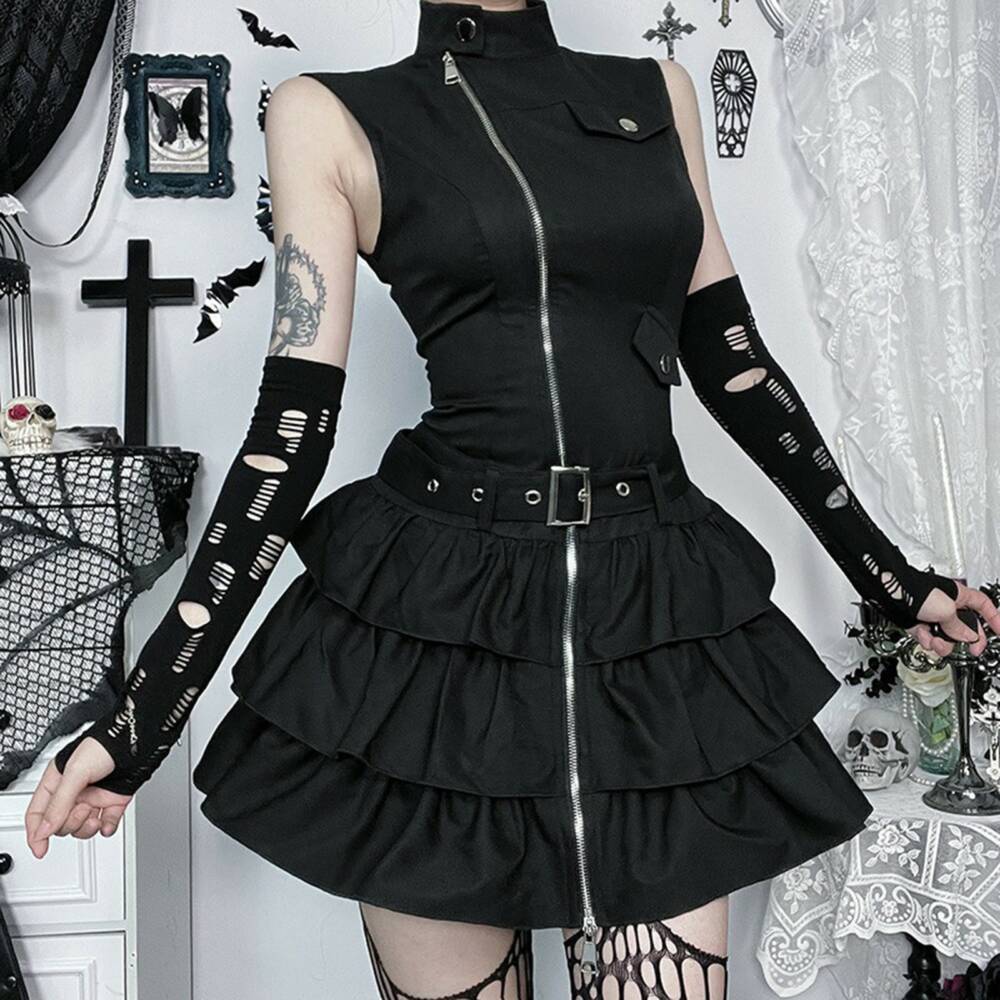 Moon Attic Kleid Velvet Curse – Bild 4