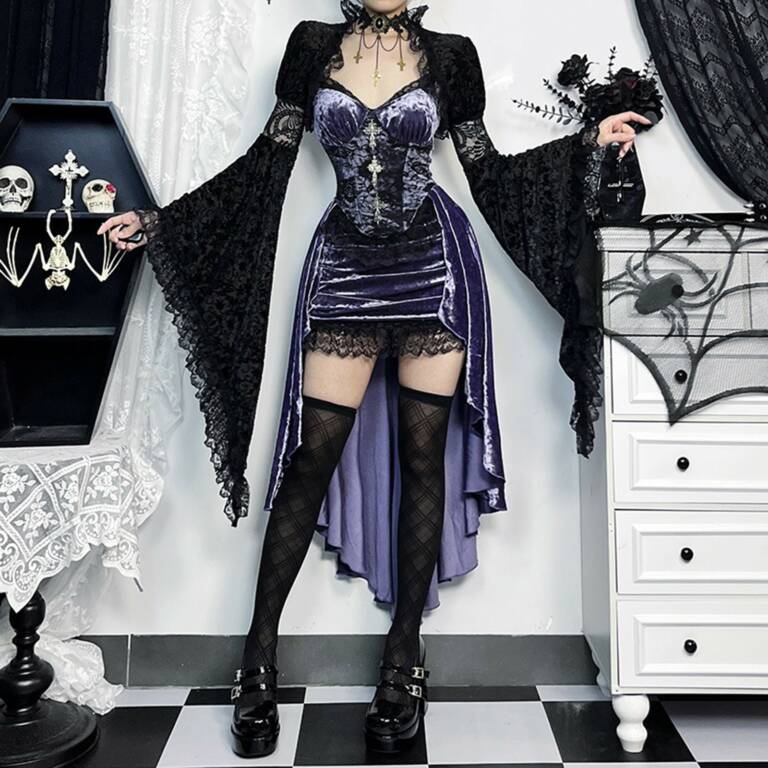 Moon Attic Kleid Midnight Elegy – Bild 3
