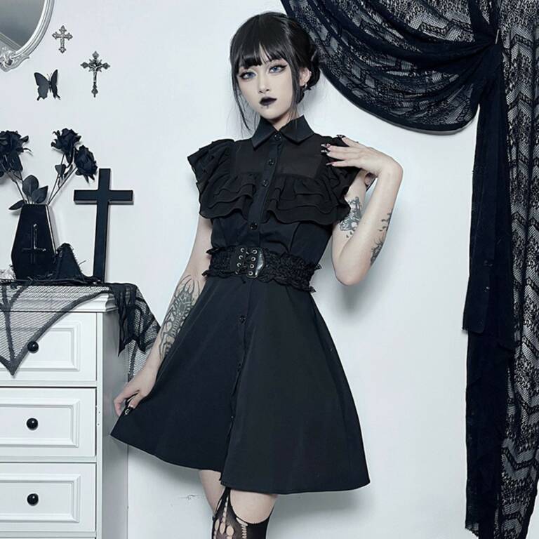 Moon Attic dress Mourning Lily