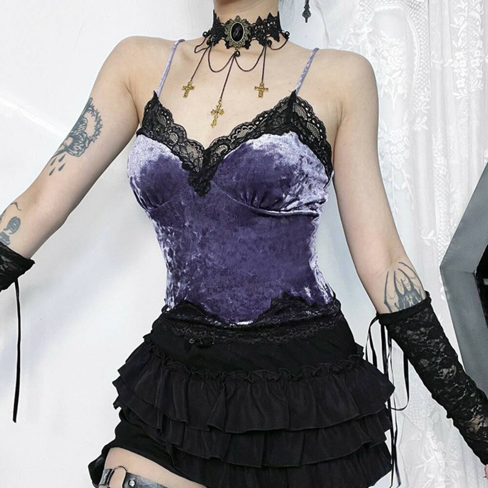 Moonattic Top Velvet Lace – Bild 2