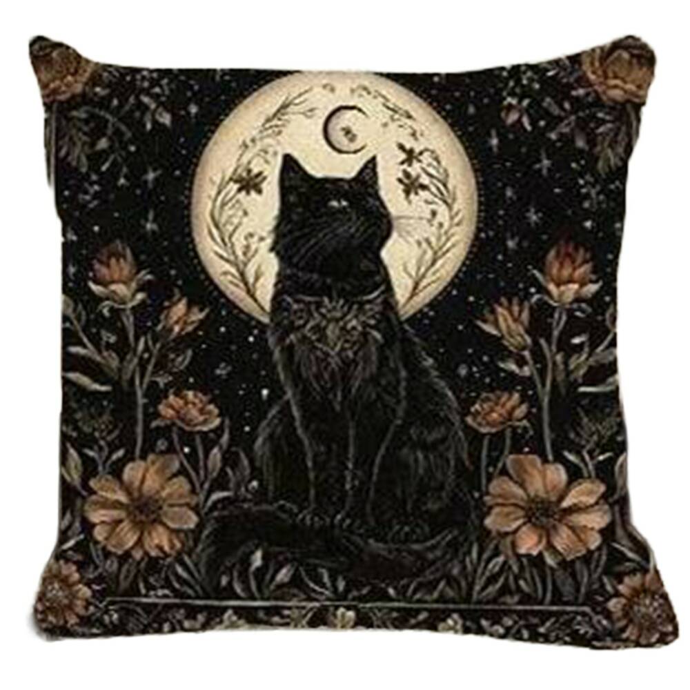 Mad Moonshine Kissenhülle Black Cat