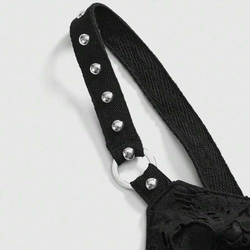 Romwe BH-Top Noir Fever – Bild 3
