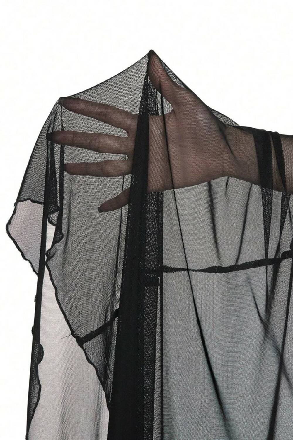 Romwe Top Night Veil Corsage – Bild 3