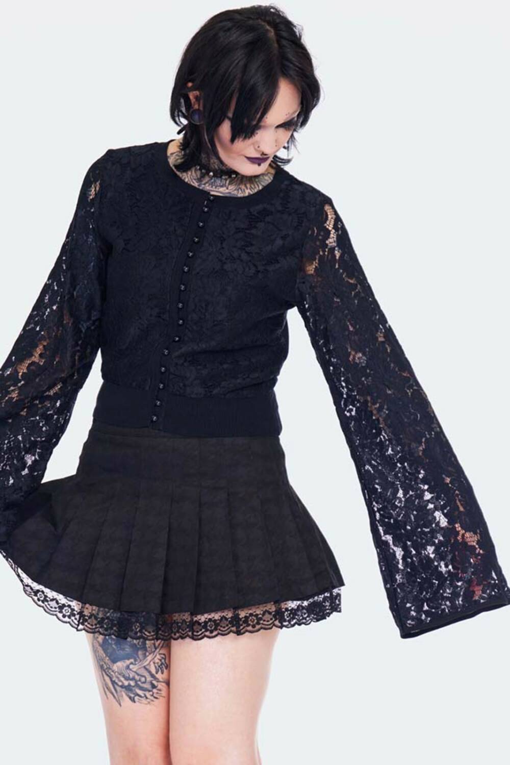 Jawbreaker Strickjacke Lace Embrace – Bild 2
