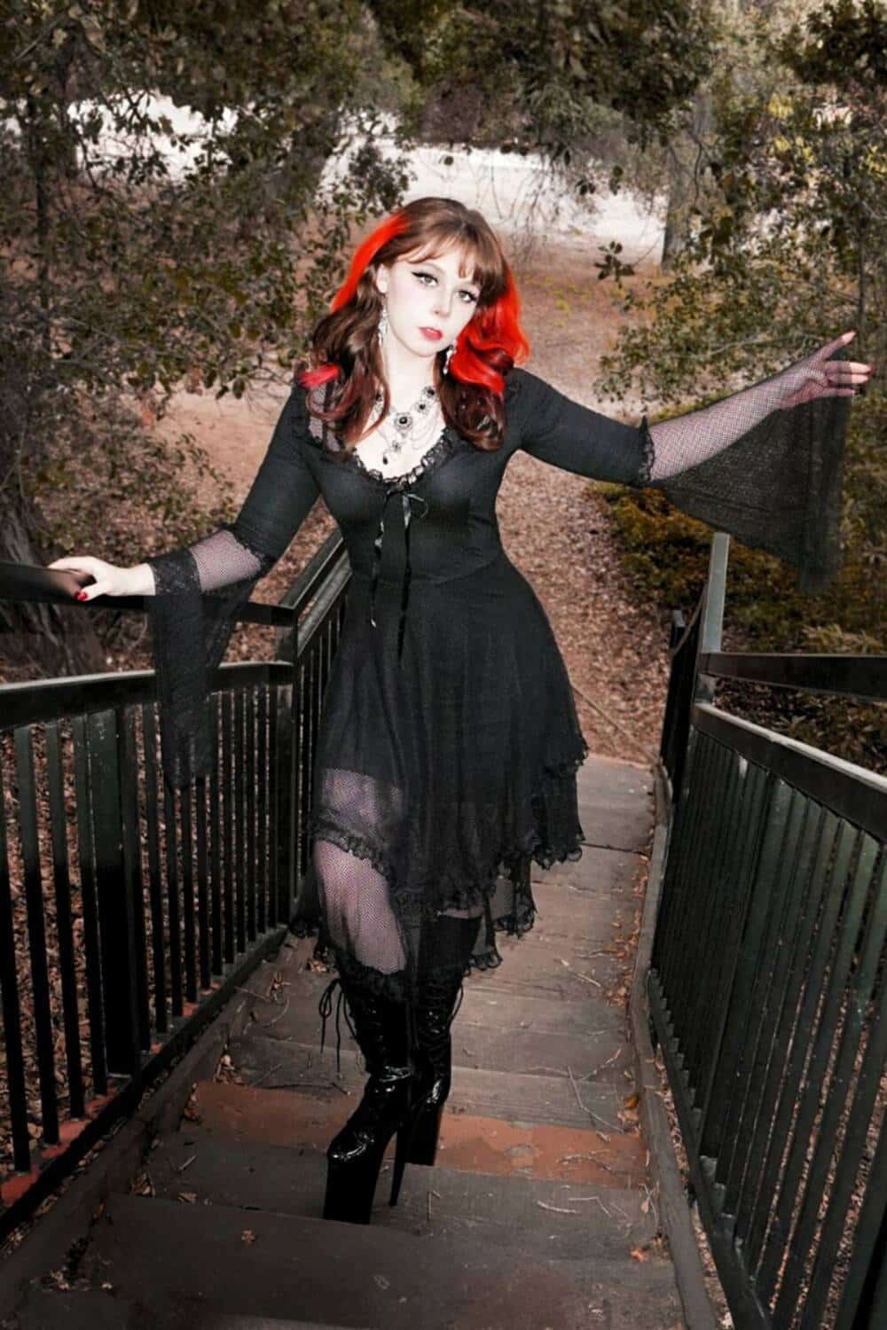 Jawbreaker Kleid Widows Waltz – Bild 5