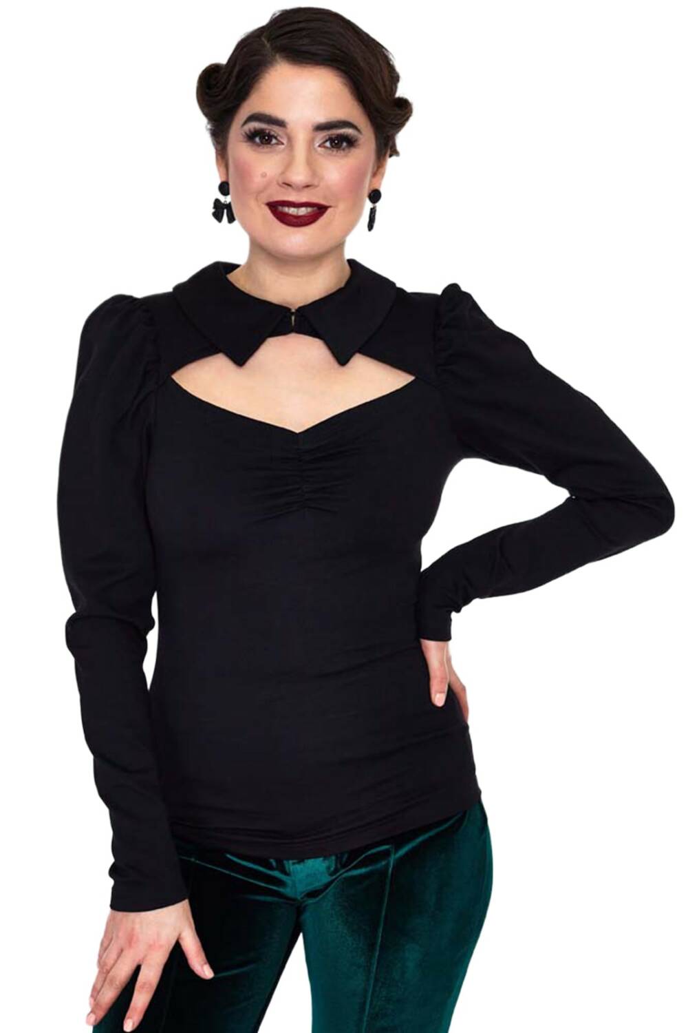 Voodoo Vixen Top Shadow Kiss