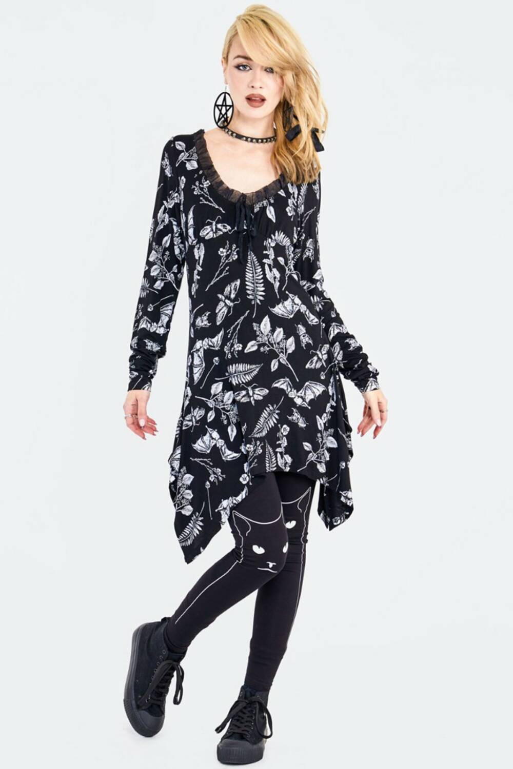Jawbreaker Kleid Herbal Bat – Bild 3