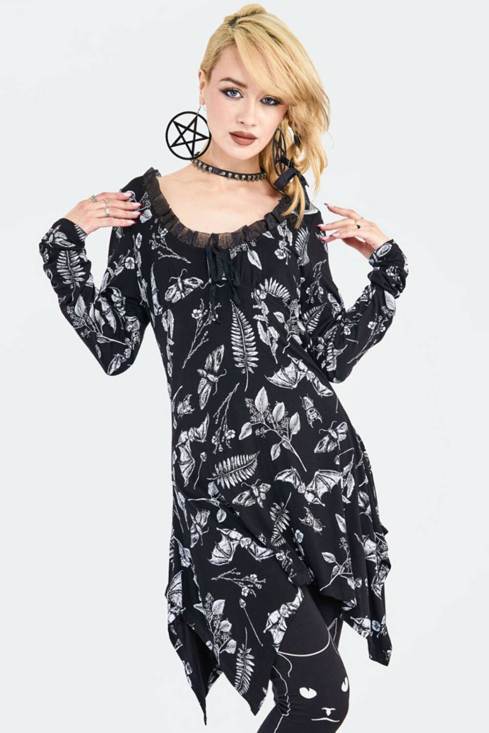 Jawbreaker Kleid Herbal Bat – Bild 4