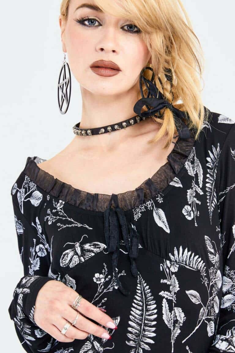 Jawbreaker Kleid Herbal Bat – Bild 5