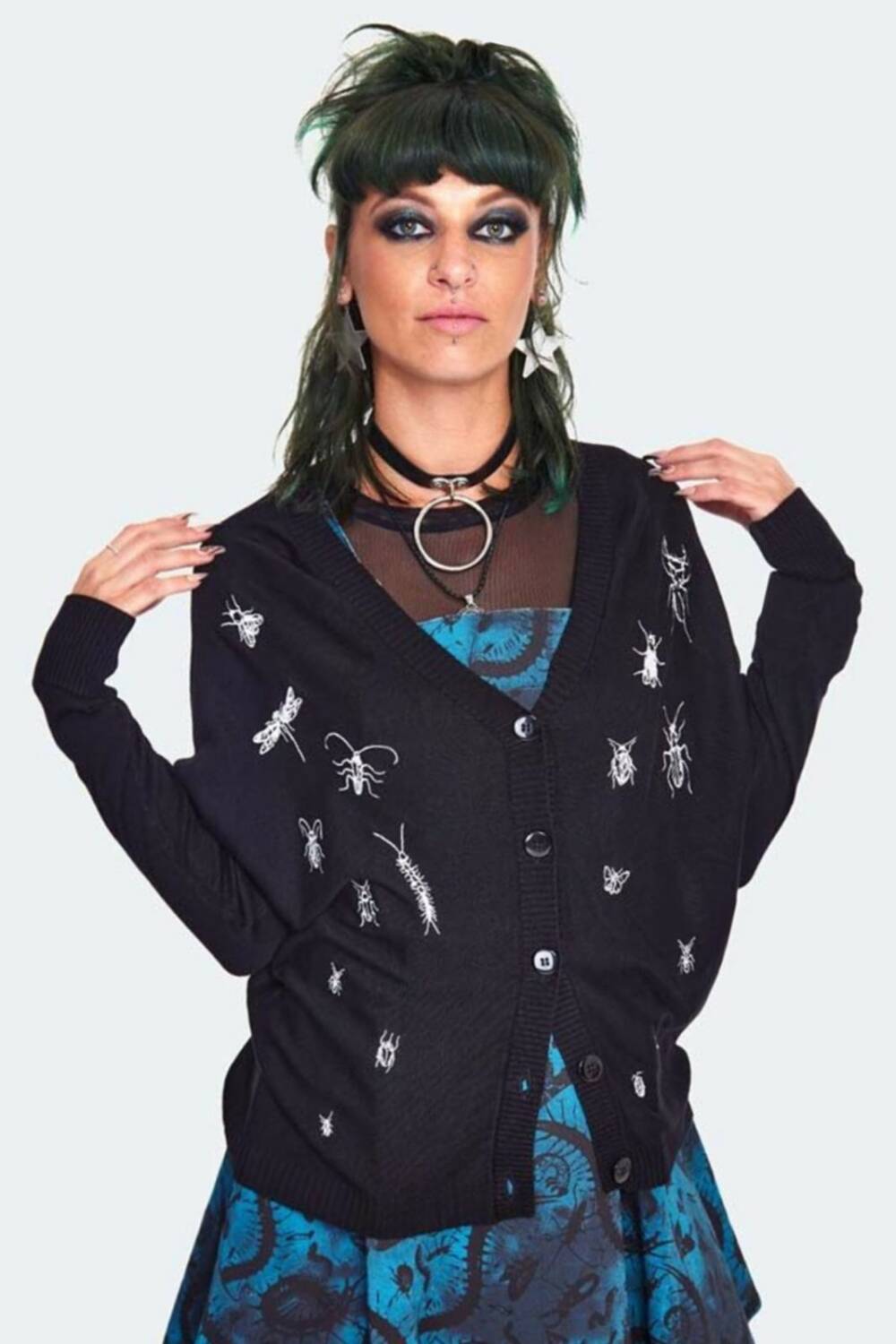 Jawbreaker Strickjacke Insect – Bild 4