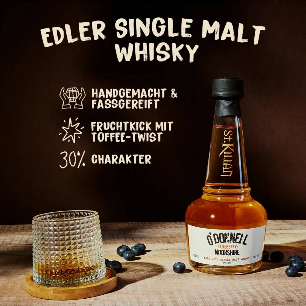 O'Donnell Blueberry Moonshine x Whisky – Bild 3