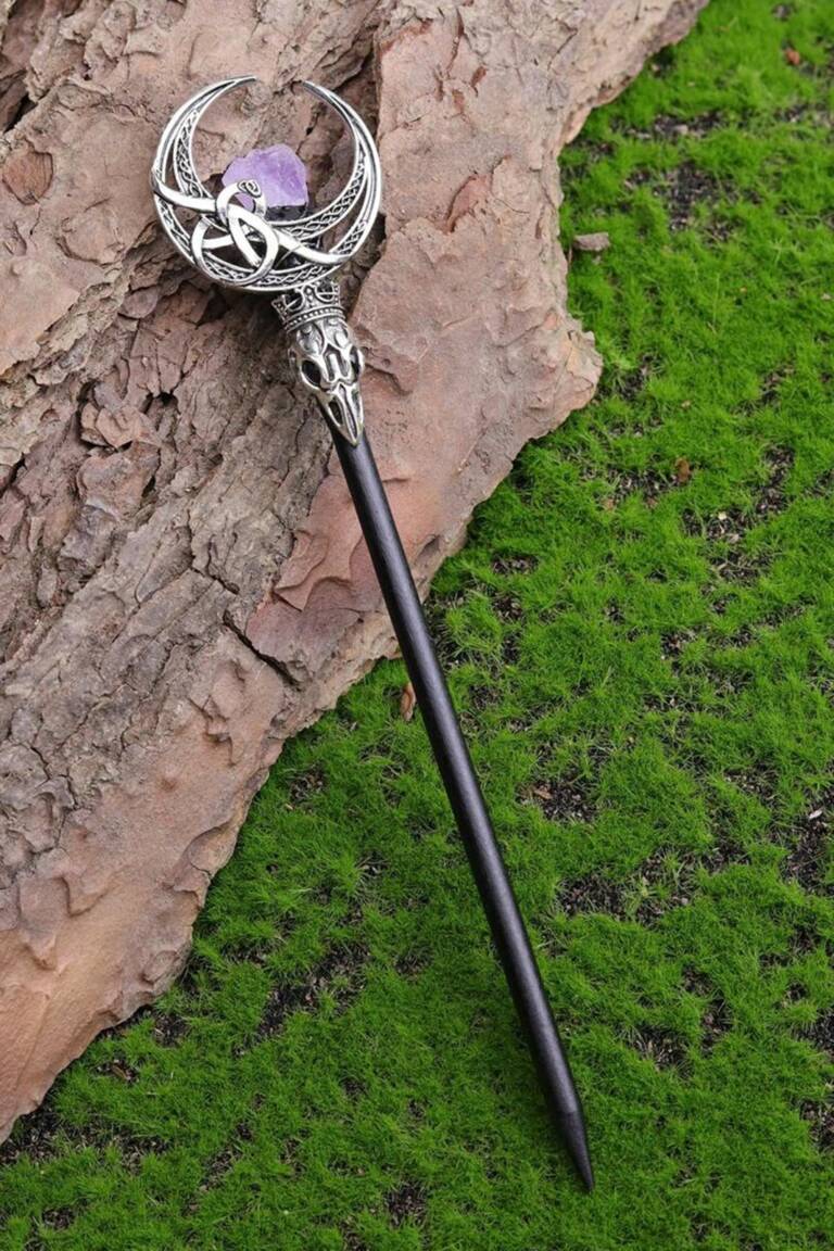 Mad Moonshine hairpin Raven Moon – Bild 2