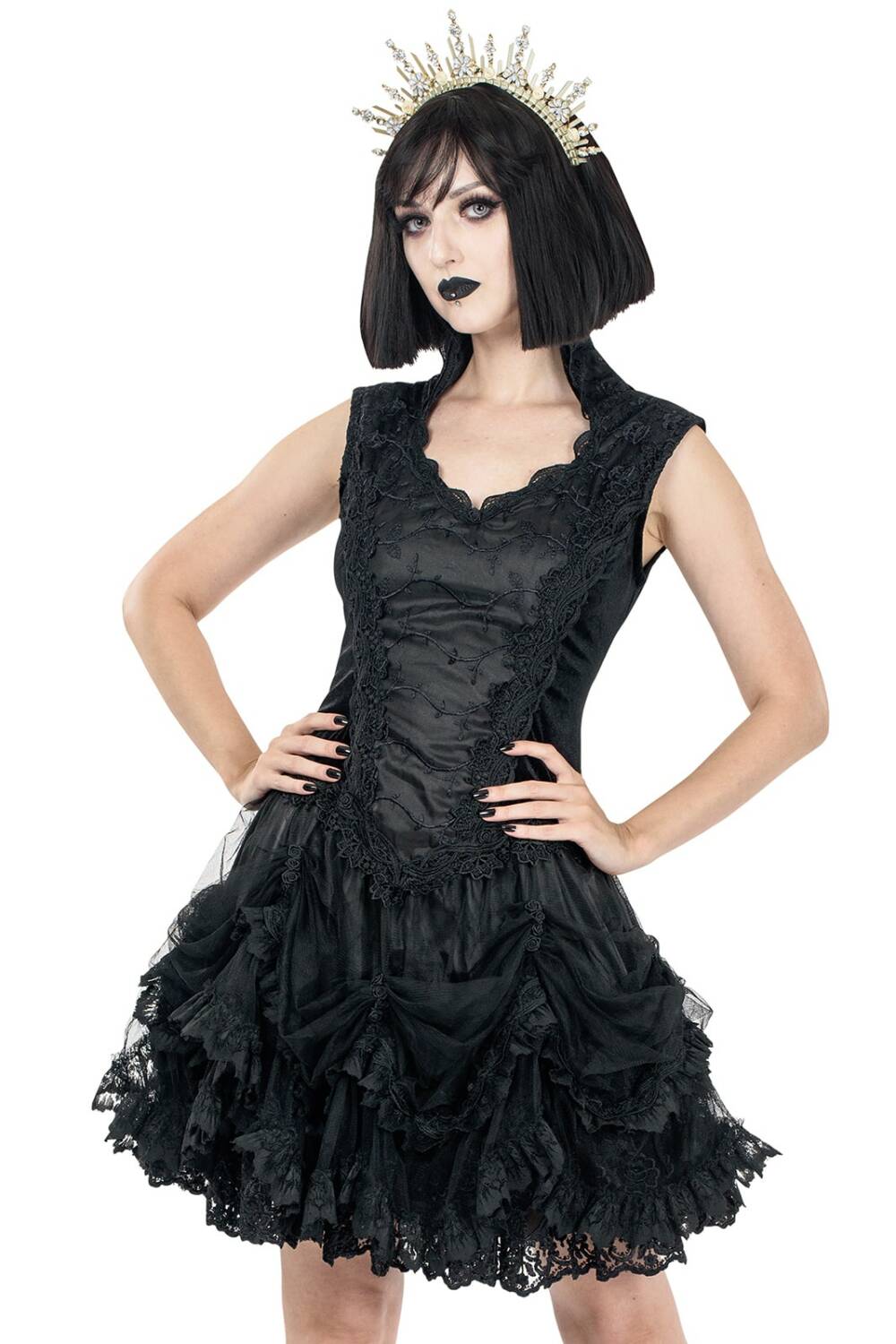 Sinister Minikleid Nocturne de Lys