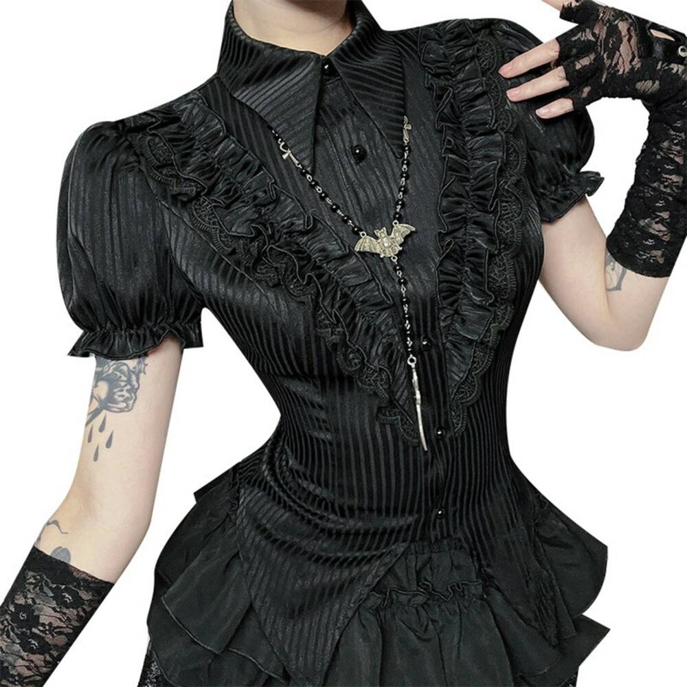 Moonattic Bluse Dark Clockwork