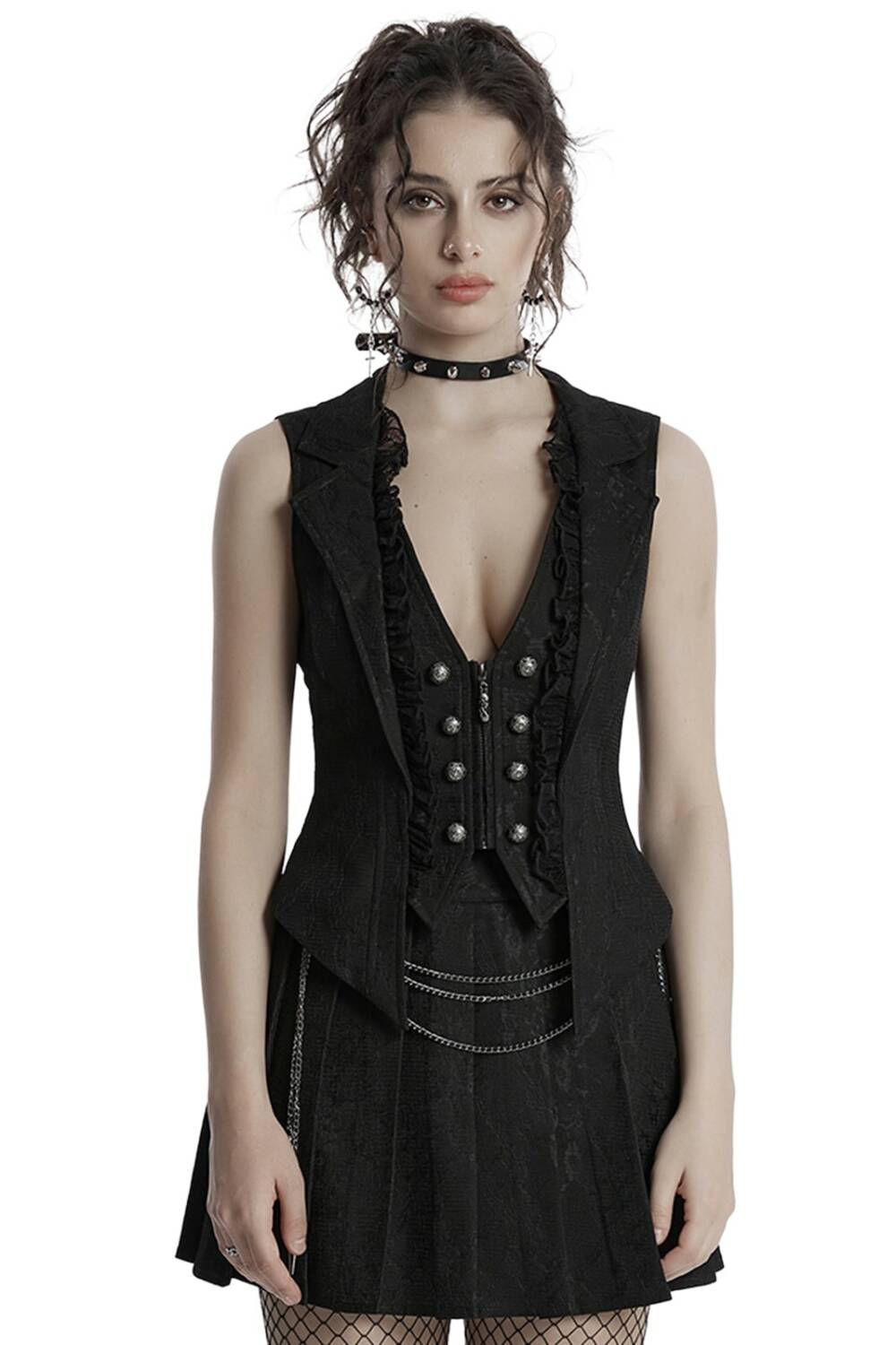 Punk Rave Weste Gothic Academy