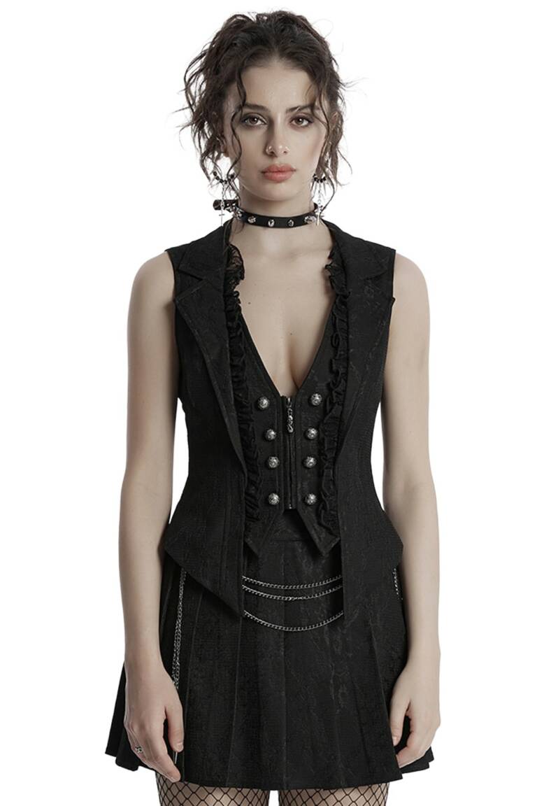 Punk Rave Vest Gothic Academy