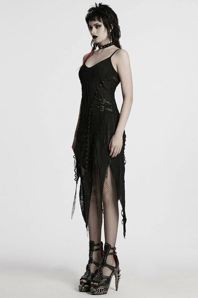 Punk Rave Kleid Void Witch – Bild 3