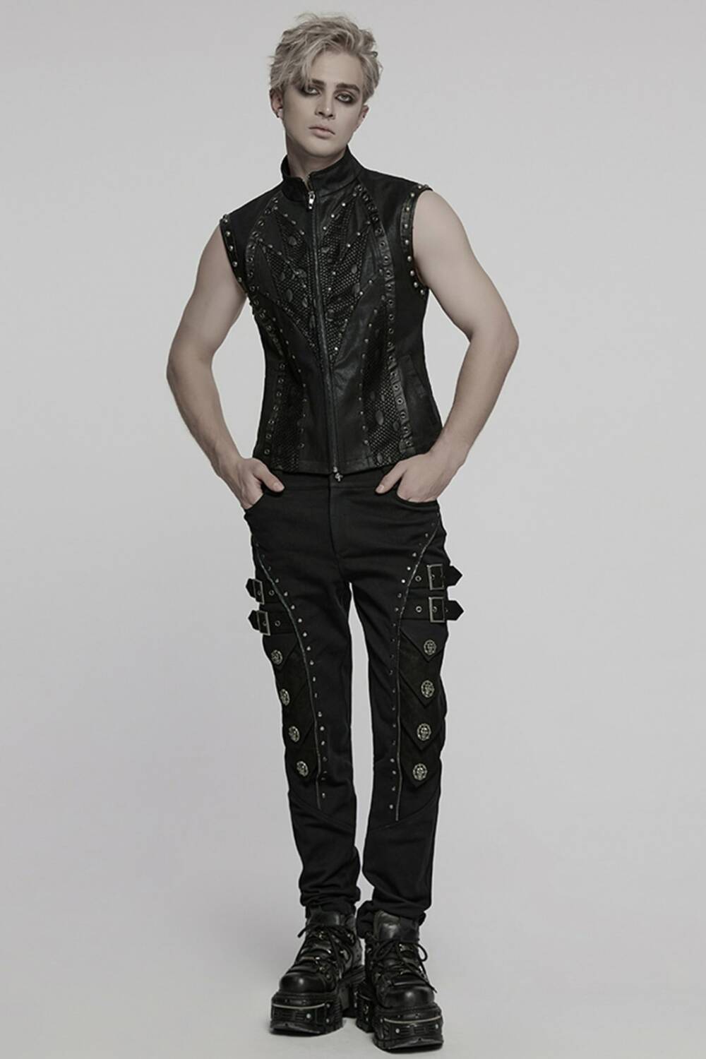 Punk Rave Weste Alien Skin – Bild 4