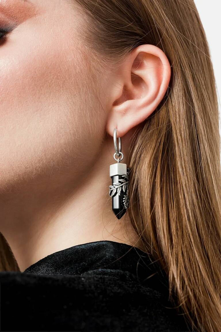 Restyle earrings Crystal Fern – Bild 2