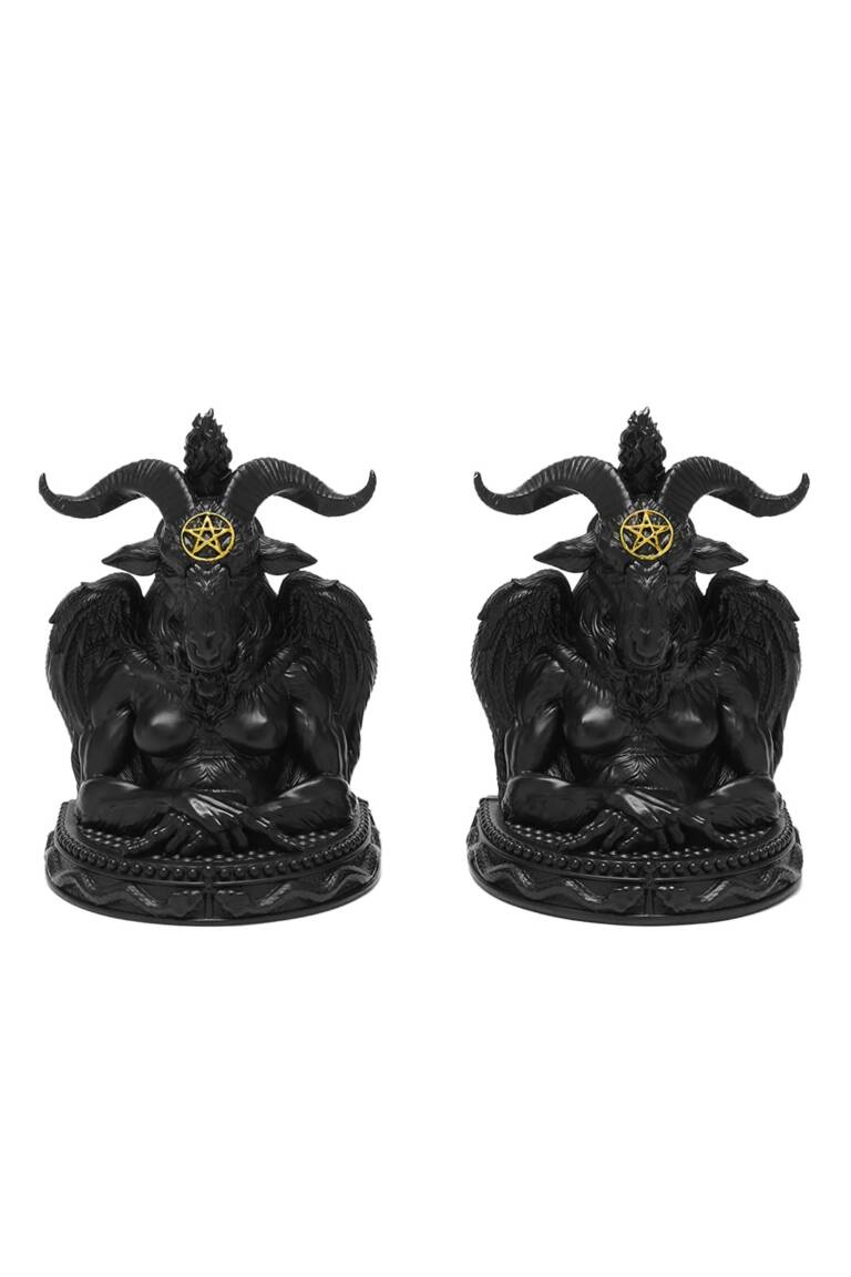 Killstar Baphomet bookends