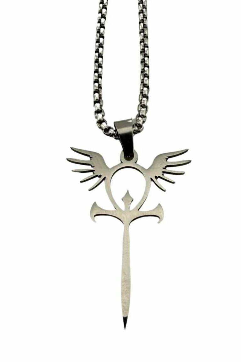 Easure Ankh Angel necklace