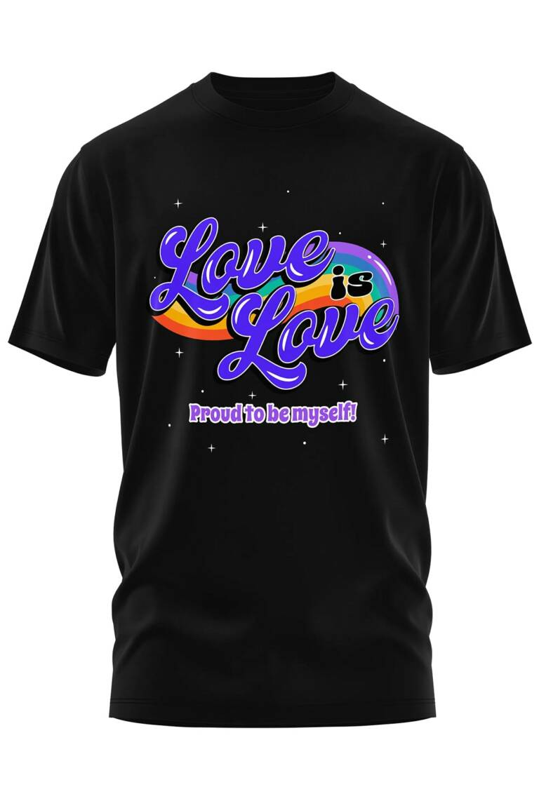 Easure T-Shirt Love is Love Colored