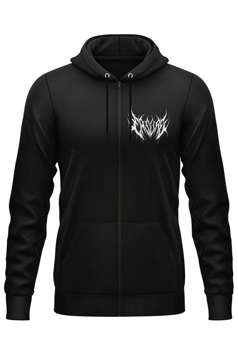 Easure Zip-Hoody The Crow – Bild 2