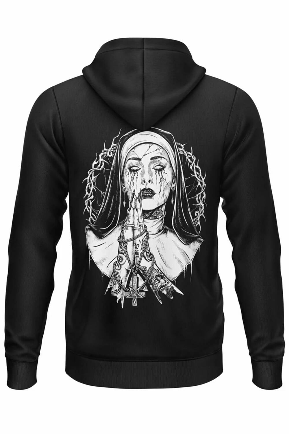 Easure Zip-Hoody Demon Nun