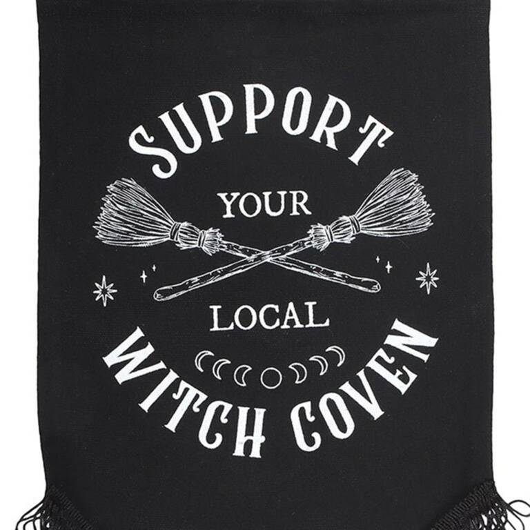 Spirit of Equinox Stoffbanner Support your Local Witch Coven – Bild 2