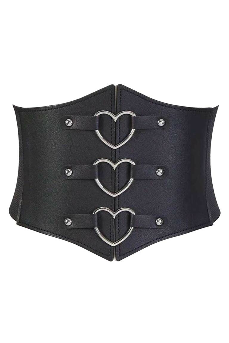 Mad Moonshine Miedergürtel Triple Heart