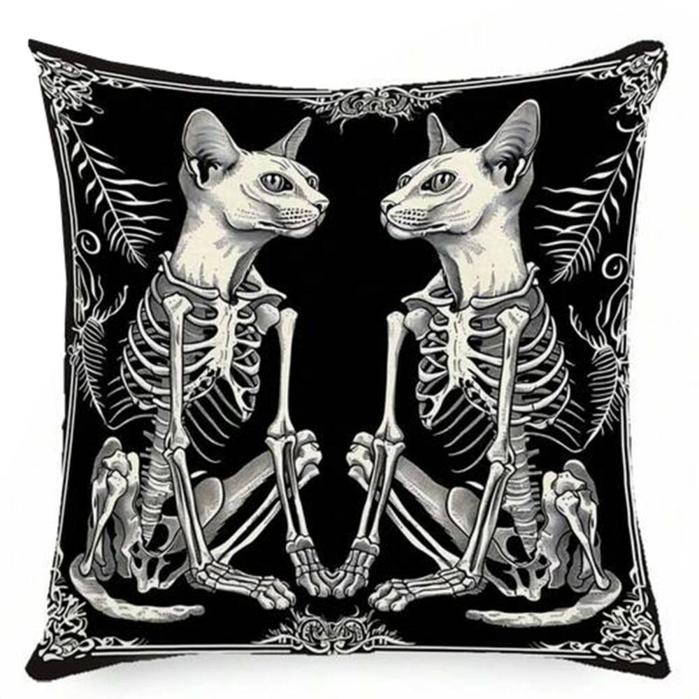 Mad Moonshine Kissenhülle Skeleton Sphinx